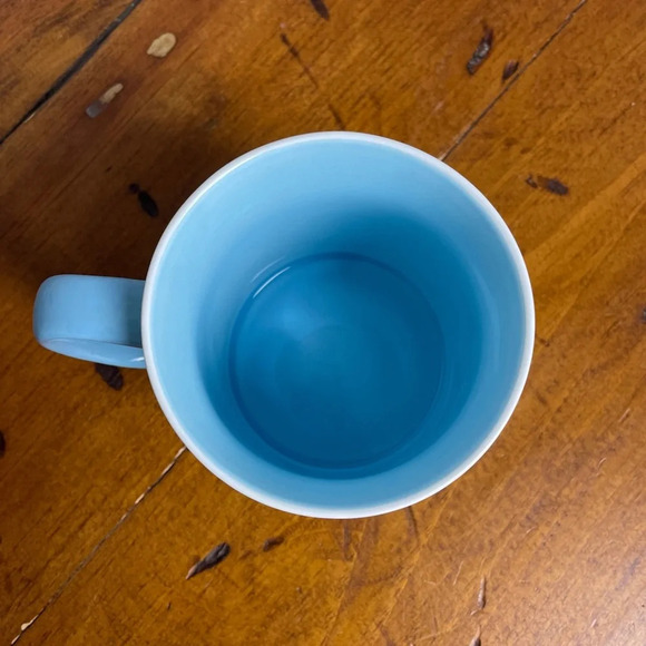 Starbucks Coffee Mug 16 oz. White Blue Coffee Culture Theme Script Latte - Picture 5 of 10